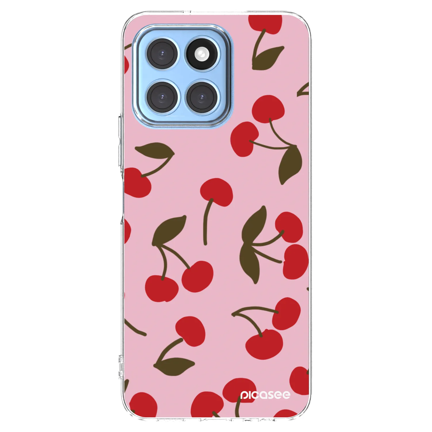 Picasee silikonowe przeźroczyste etui na Honor X6 - Cherry