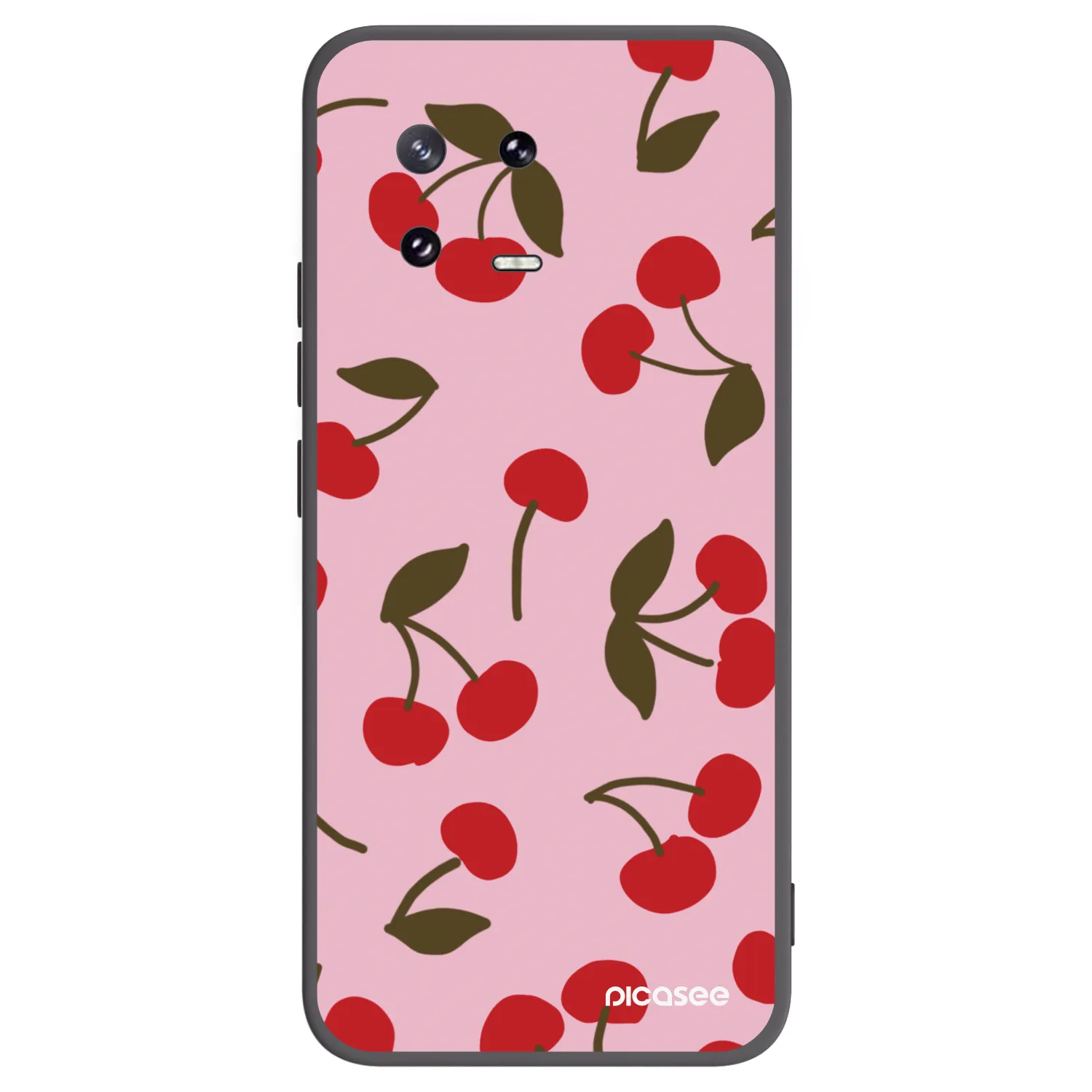 Picasee silikonowe czarne etui na Xiaomi 13 Pro - Cherry