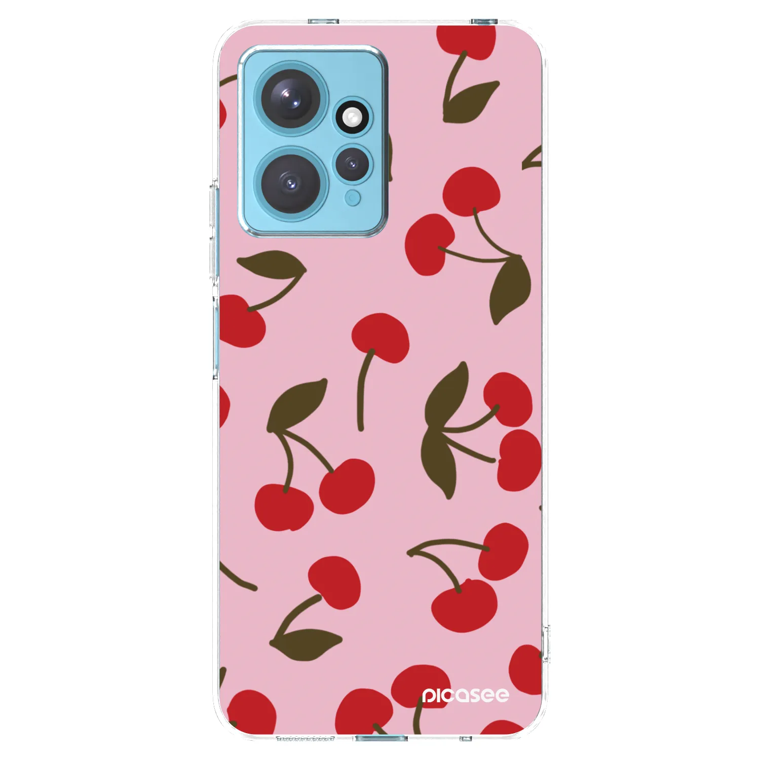Picasee silikonowe przeźroczyste etui na Xiaomi Redmi Note 12 4G - Cherry