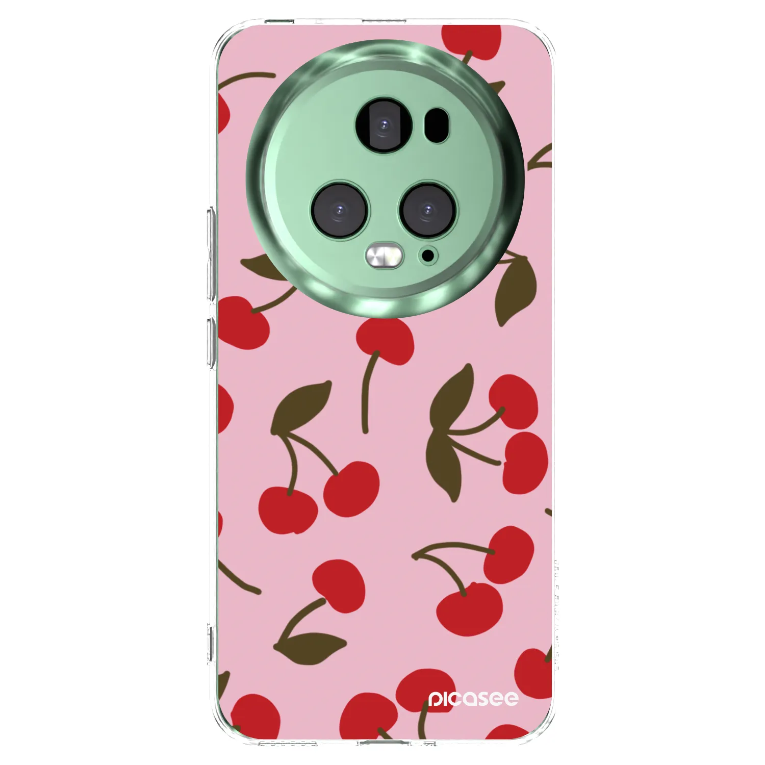 Picasee silikonowe przeźroczyste etui na Honor Magic5 Pro - Cherry