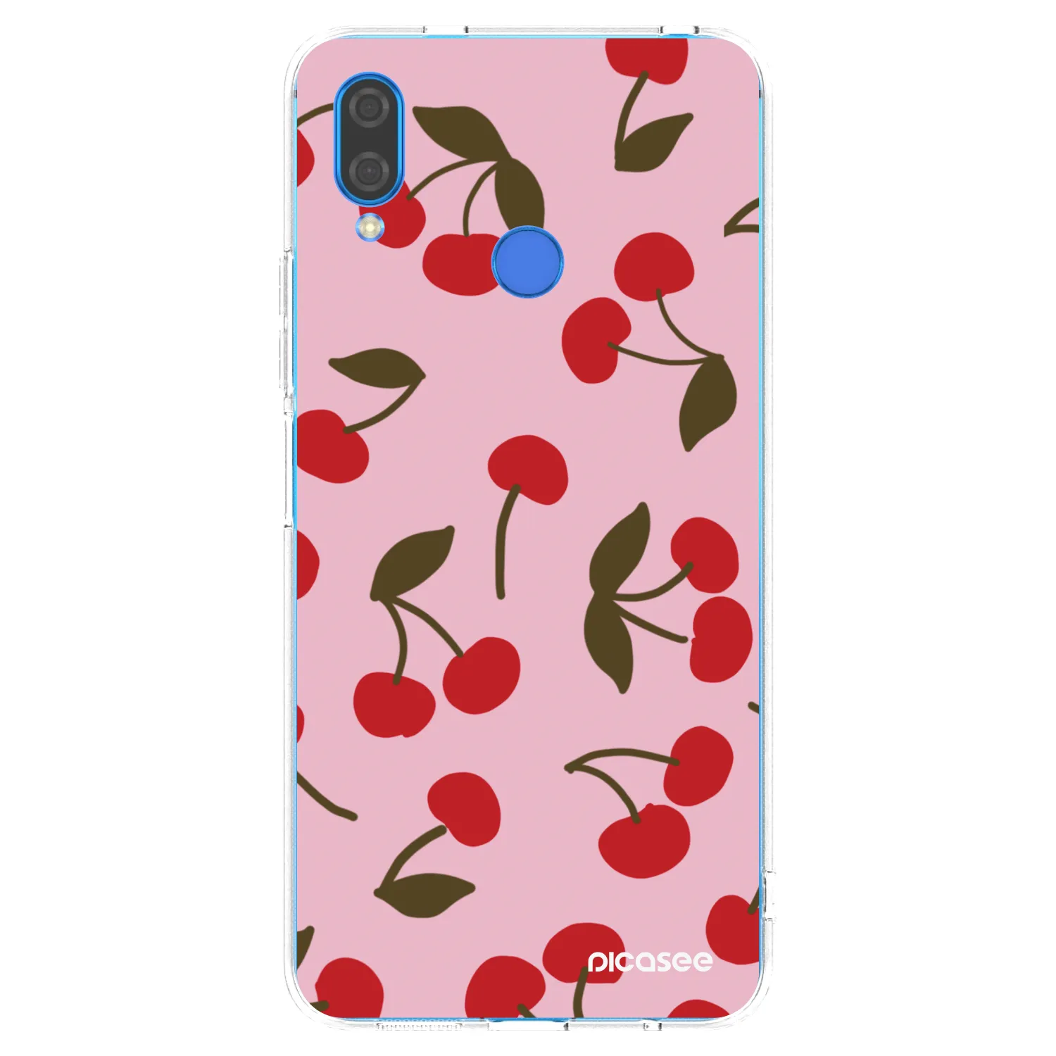 Picasee silikonowe przeźroczyste etui na Huawei Nova 3i - Cherry