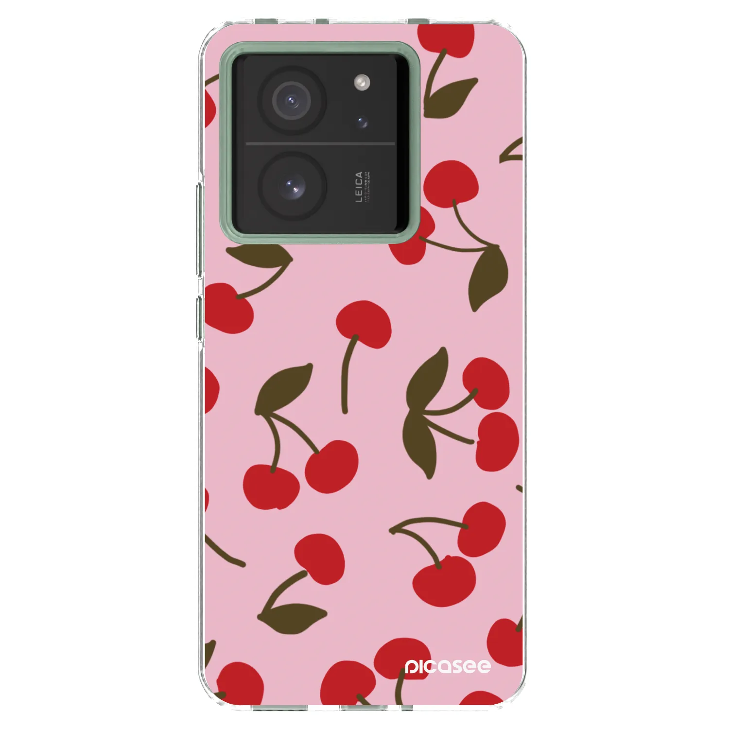 Picasee silikonowe przeźroczyste etui na Xiaomi 13T - Cherry