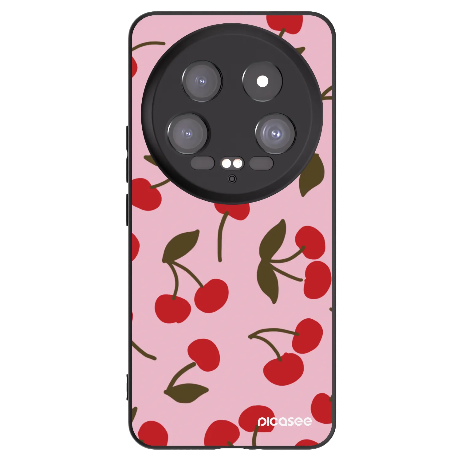 Picasee silikonowe czarne etui na Xiaomi 14 Ultra - Cherry