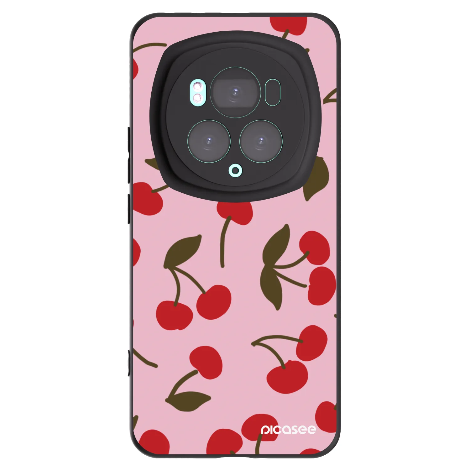 Picasee silikonowe czarne etui na Honor Magic6 Pro - Cherry