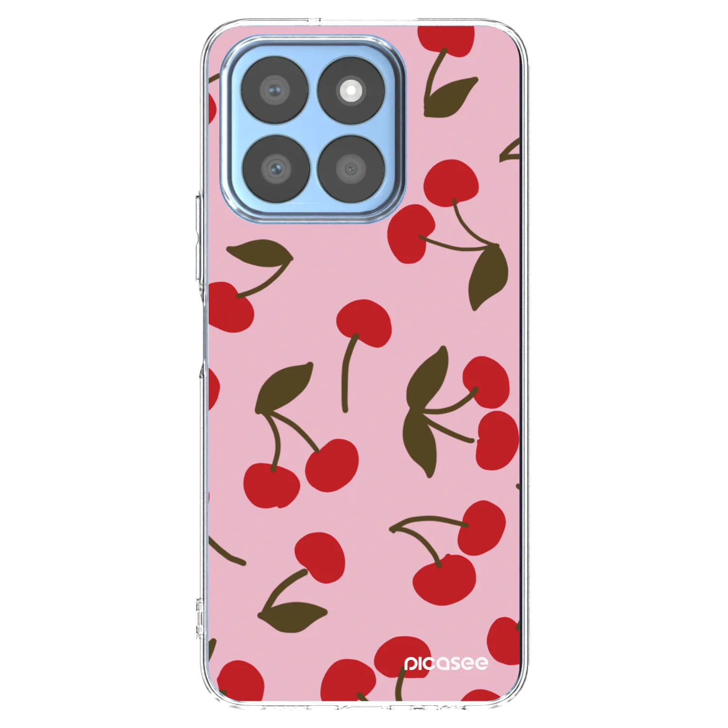 Picasee silikonowe przeźroczyste etui na Honor X8b - Cherry
