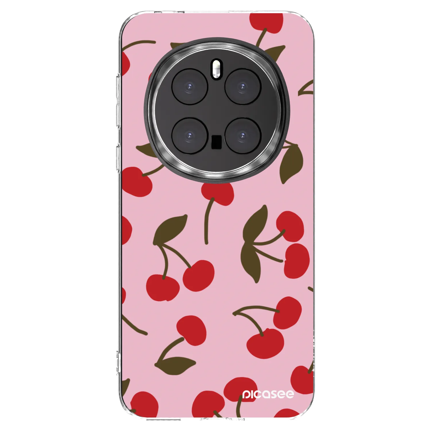 Picasee silikonowe przeźroczyste etui na Honor Magic7 Pro 5G - Cherry