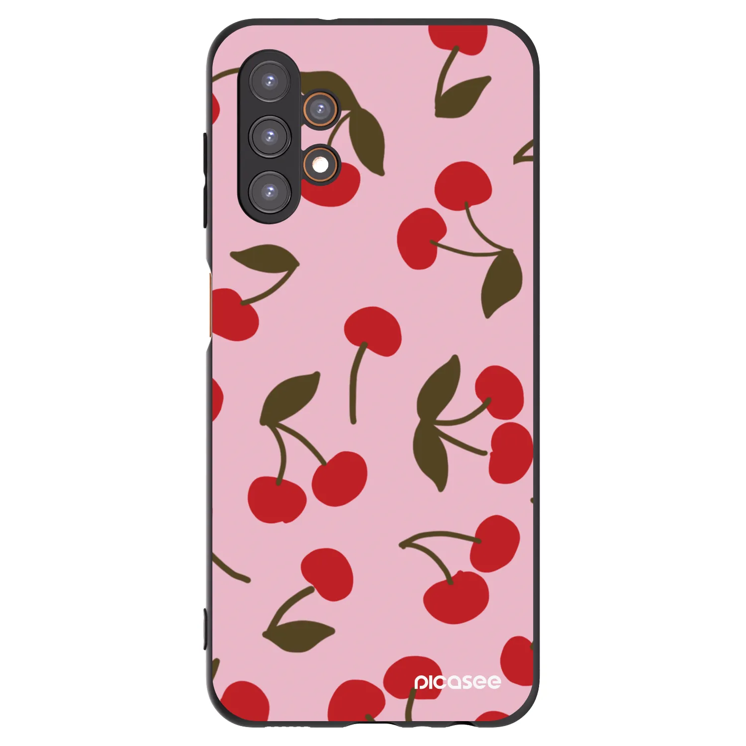 Picasee silikonowe czarne etui na Samsung Galaxy A13 5G - Cherry
