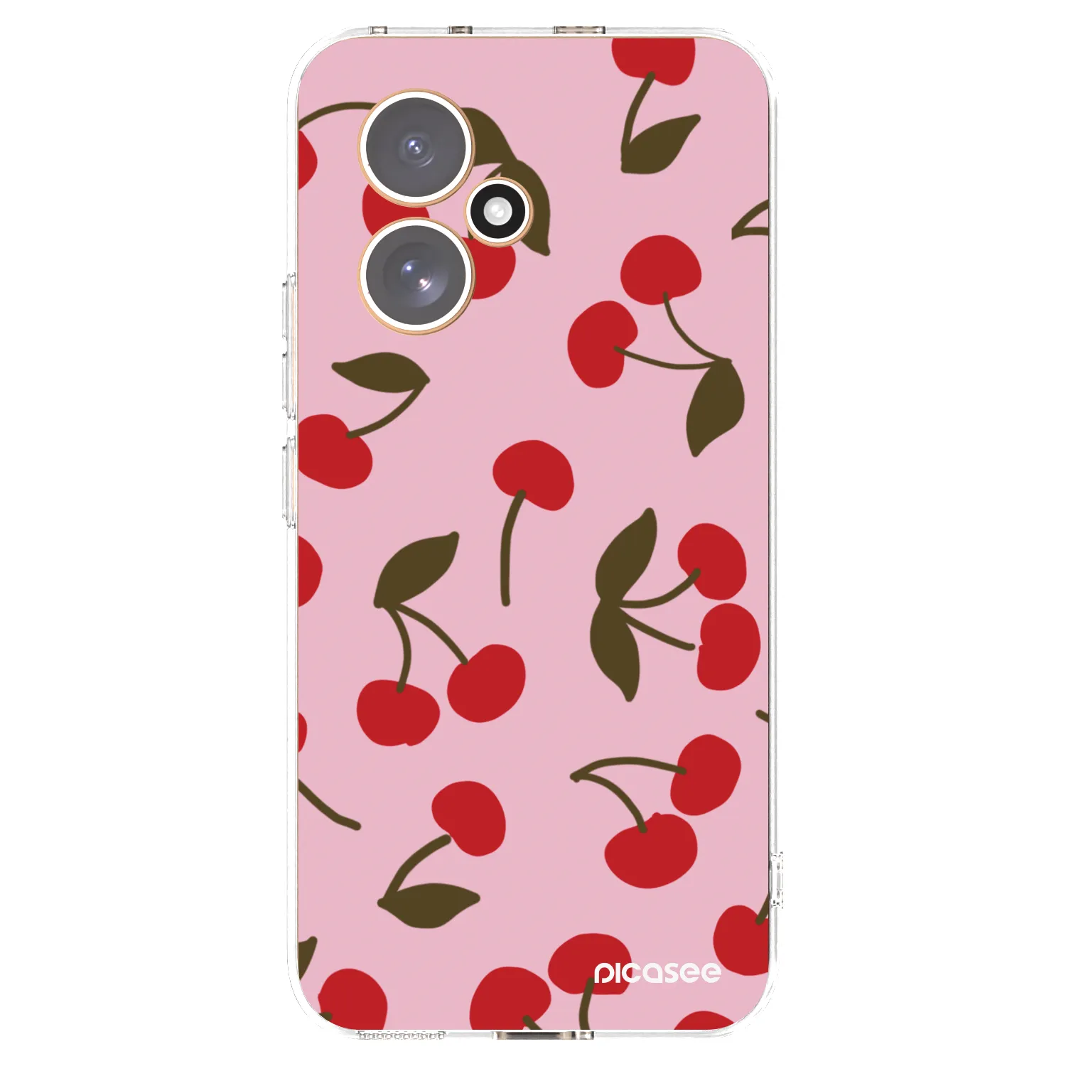 Picasee silikonowe przeźroczyste etui na Honor 400 5G - Cherry