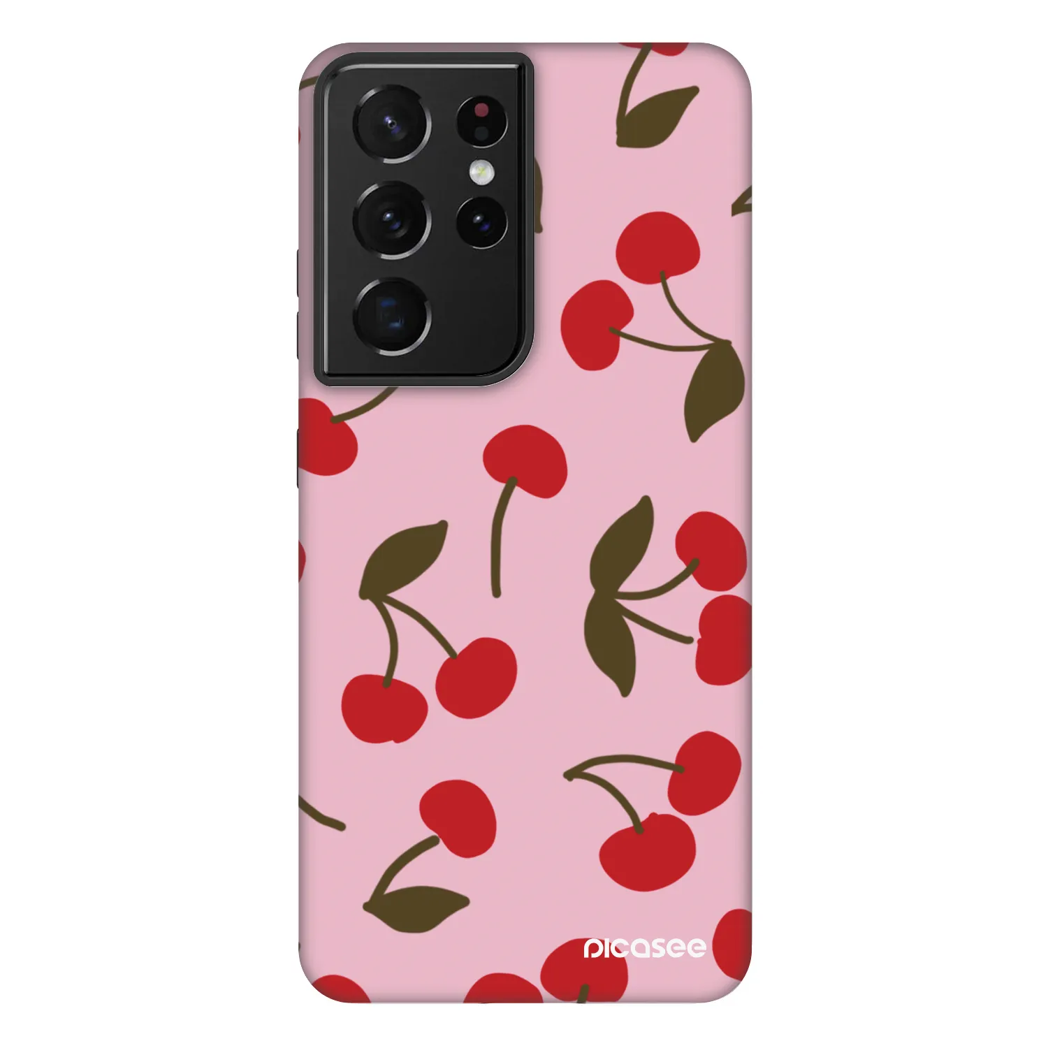 Picasee Fashion Case na Samsung Galaxy S21 Ultra 5G G998B - Cherry