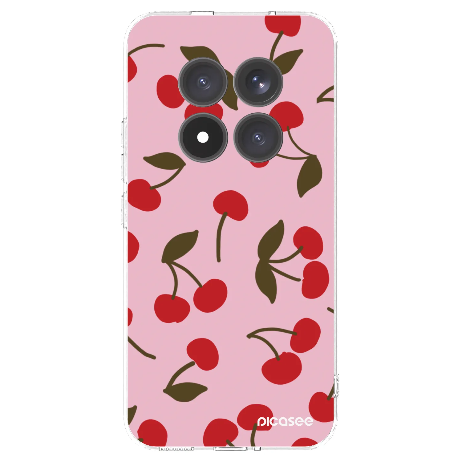 Picasee silikonowe przeźroczyste etui na Xiaomi Redmi Note 15 Pro+ - Cherry