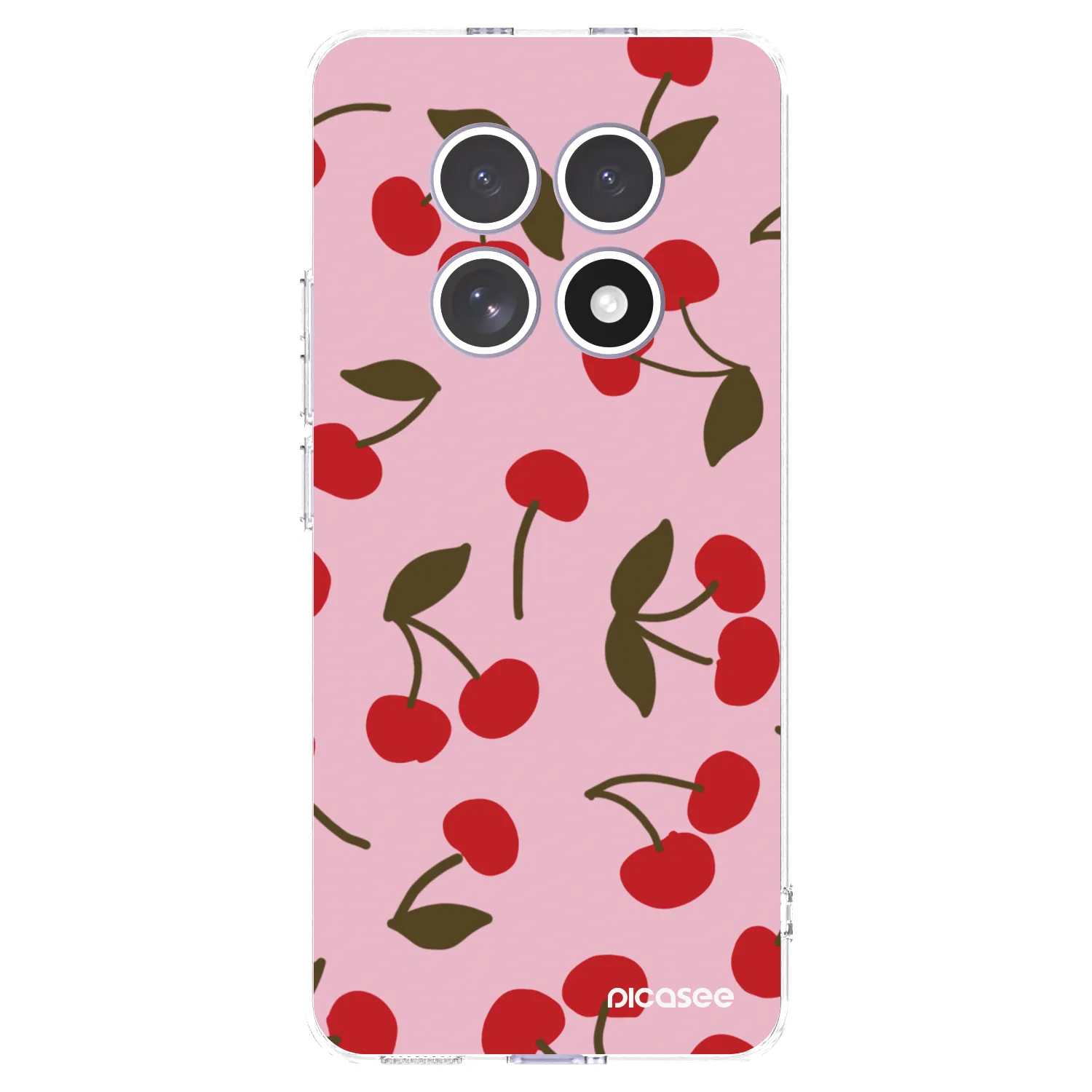 Picasee silikonowe przeźroczyste etui na Xiaomi Redmi Note 15 4G - Cherry