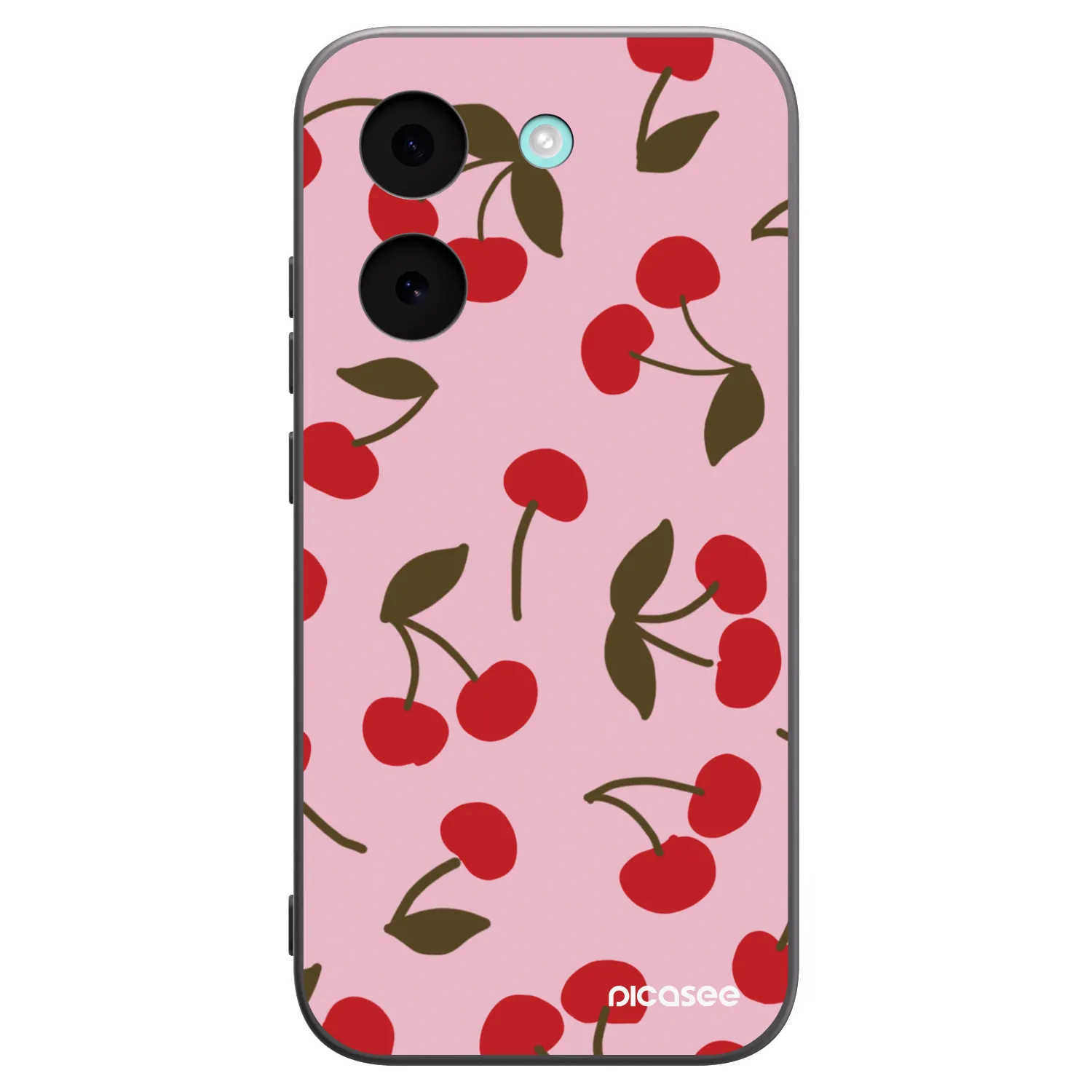 Picasee silikonowe czarne etui na Xiaomi Poco X8 Pro - Cherry