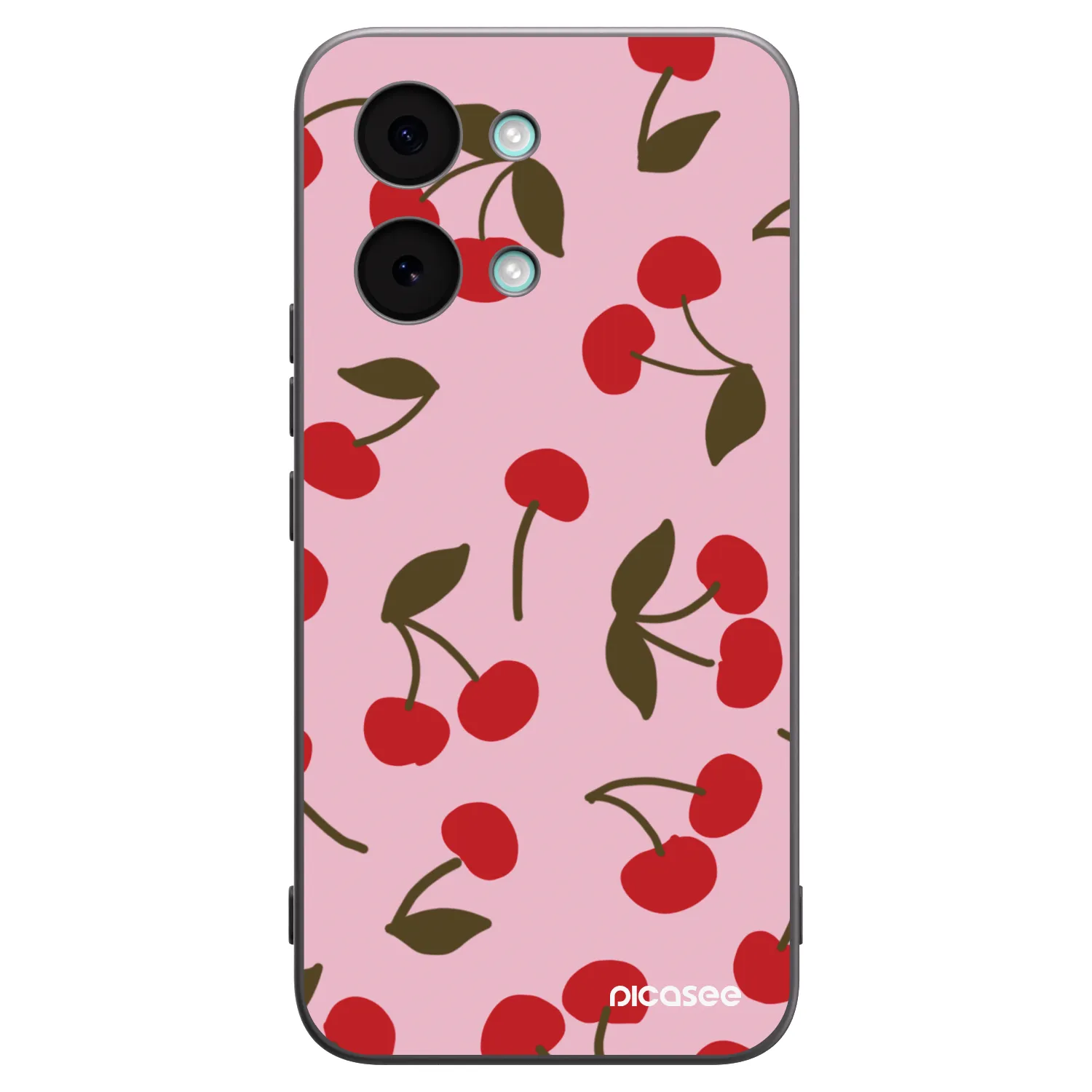 Picasee silikonowe czarne etui na Xiaomi Poco X8 Pro Max - Cherry