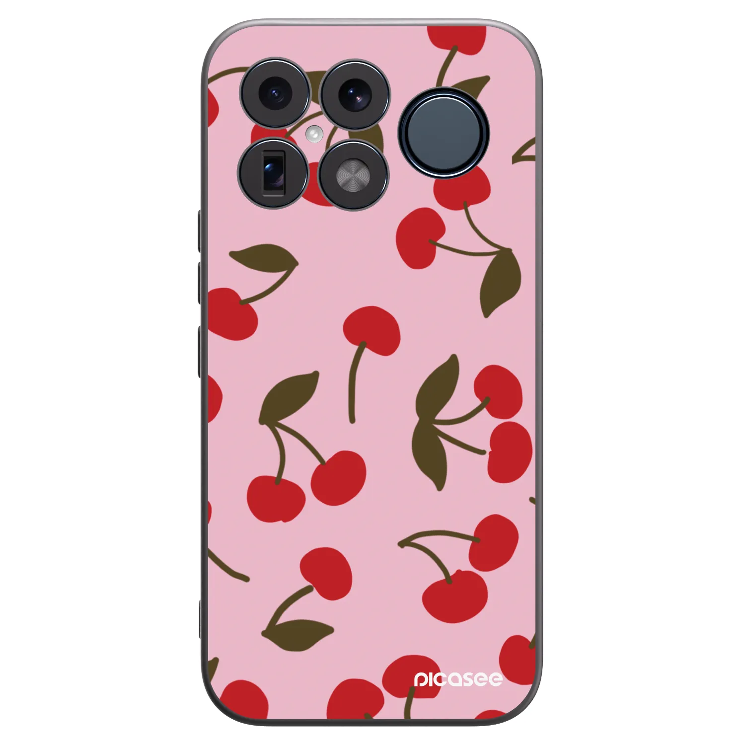 Picasee silikonowe czarne etui na Xiaomi Poco F8 Ultra - Cherry