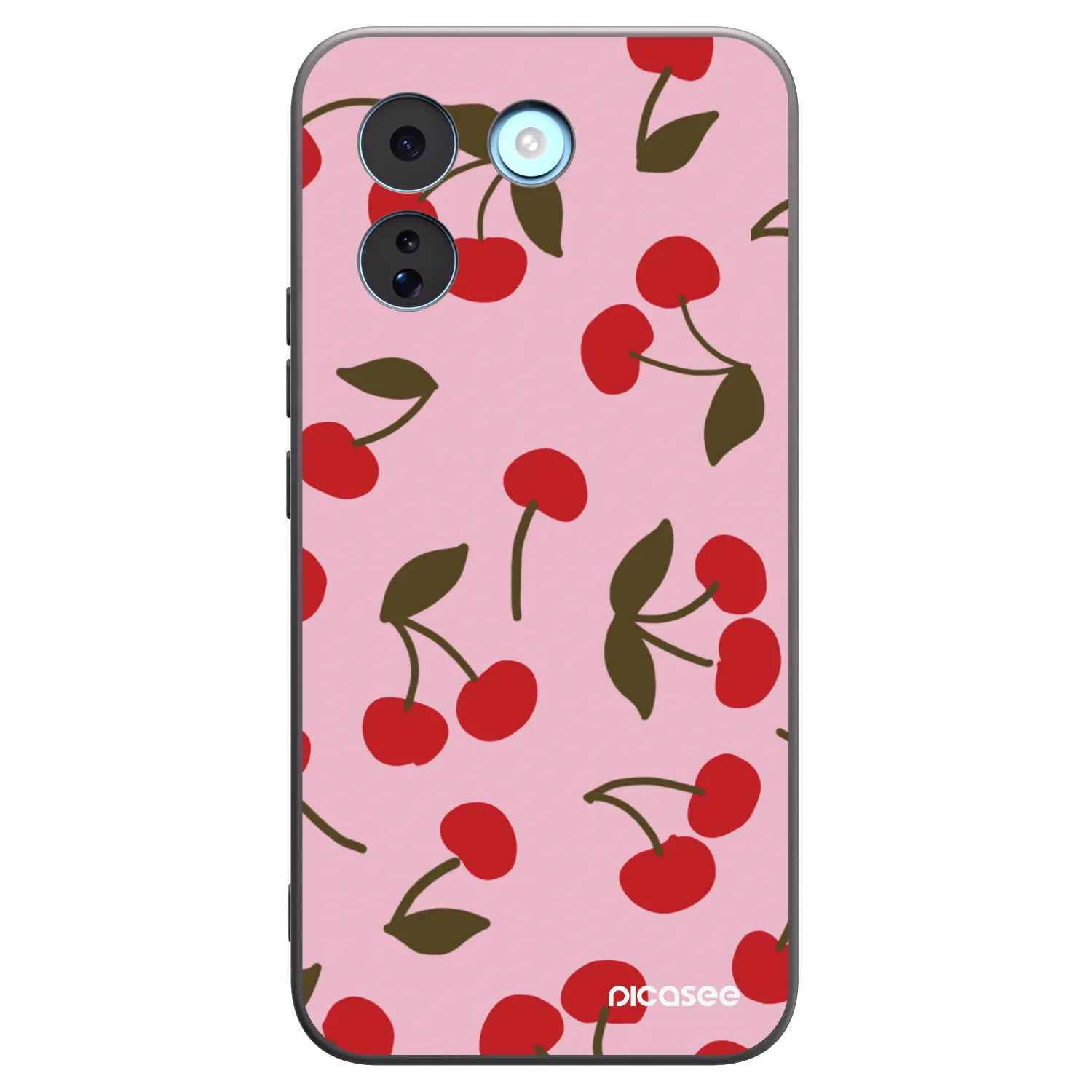 Picasee silikonowe czarne etui na Xiaomi Redmi Note 17 Pro MAX 5G - Cherry