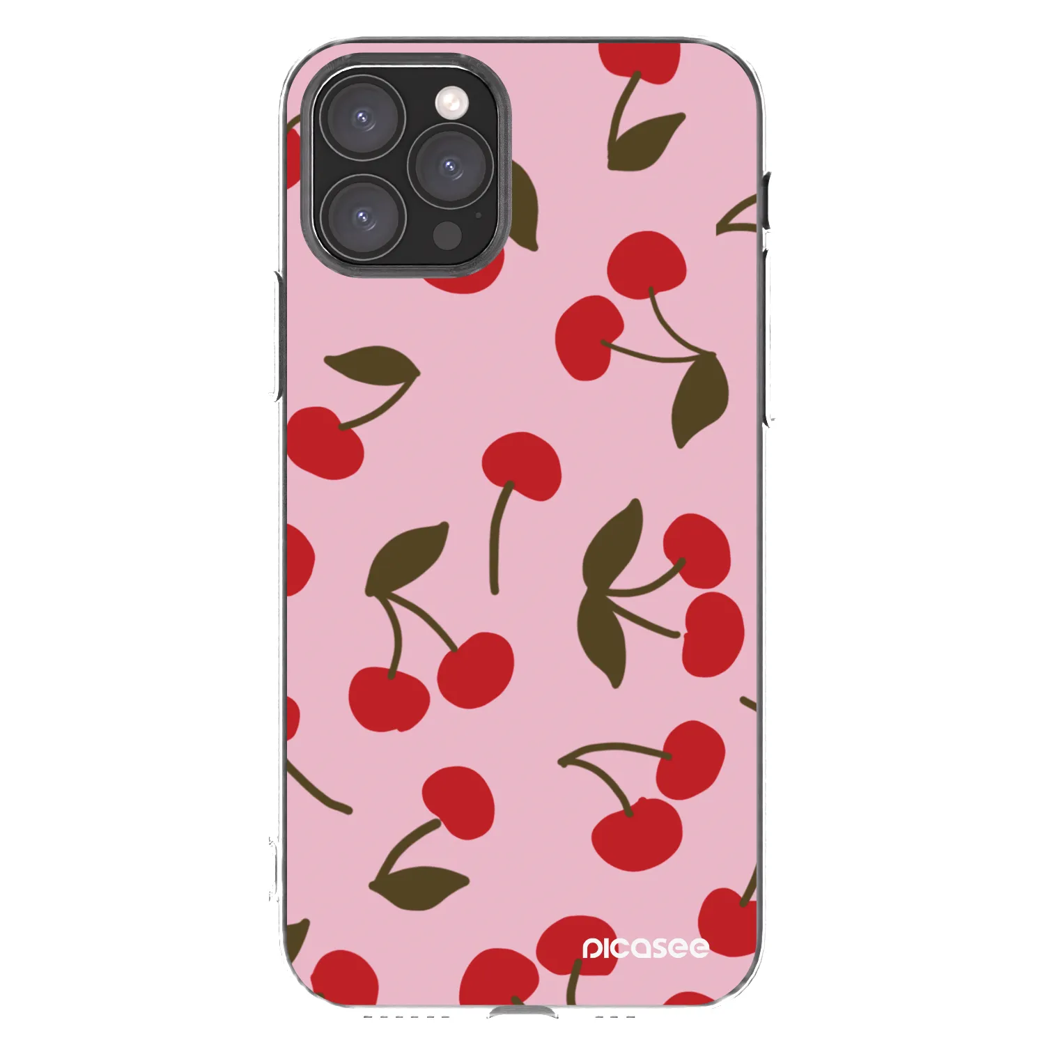 Picasee silikonowe przeźroczyste etui na Apple iPhone 11 Pro - Cherry