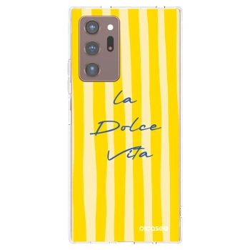 Picasee silikonowe przeźroczyste etui na Samsung Galaxy Note 20 Ultra - Ladolcevita