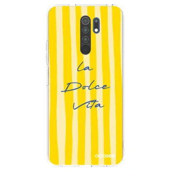 Picasee silikonowe przeźroczyste etui na Xiaomi Redmi 9 - Ladolcevita