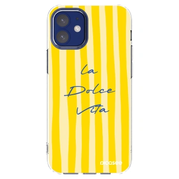 Picasee silikonowe przeźroczyste etui na Apple iPhone 12 mini - Ladolcevita