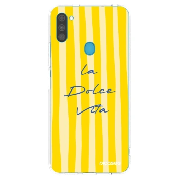 Picasee silikonowe przeźroczyste etui na Samsung Galaxy M11 - Ladolcevita