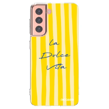 Picasee silikonowe przeźroczyste etui na Samsung Galaxy S21 5G G991B - Ladolcevita