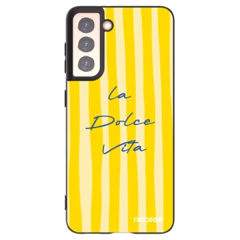Picasee silikonowe czarne etui na Samsung Galaxy S21 5G G991B - Ladolcevita