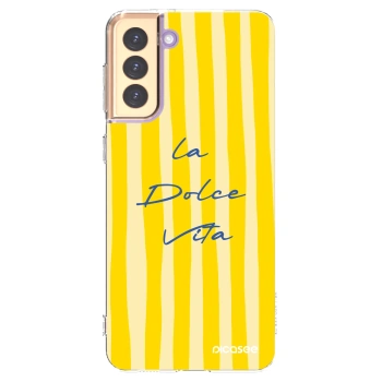 Picasee silikonowe przeźroczyste etui na Samsung Galaxy S21+ 5G G996F - Ladolcevita