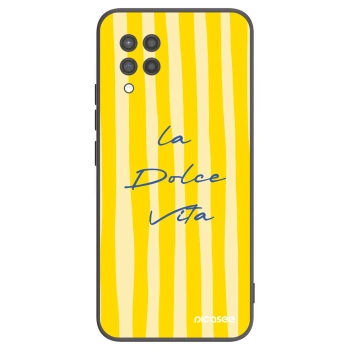 Picasee silikonowe czarne etui na Samsung Galaxy A42 A426B - Ladolcevita