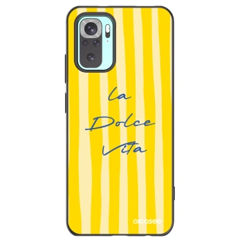 Picasee silikonowe czarne etui na Xiaomi Redmi Note 10 Pro - Ladolcevita