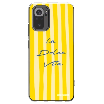 Picasee silikonowe przeźroczyste etui na Xiaomi Redmi Note 10S - Ladolcevita