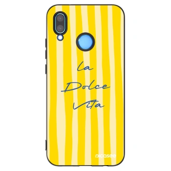 Picasee silikonowe czarne etui na Huawei P20 Lite - Ladolcevita
