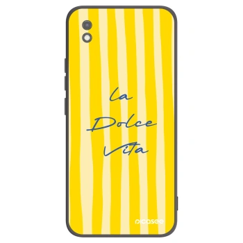 Picasee silikonowe czarne etui na Xiaomi Redmi 9AT - Ladolcevita