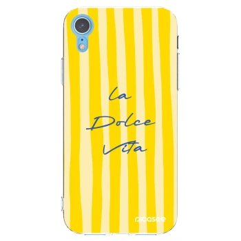 Picasee silikonowe przeźroczyste etui na Apple iPhone XR - Ladolcevita
