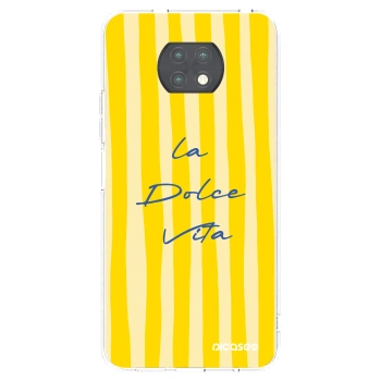 Picasee silikonowe przeźroczyste etui na Xiaomi Redmi Note 9T - Ladolcevita