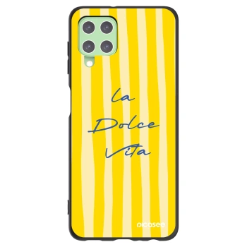 Picasee silikonowe czarne etui na Samsung Galaxy A22 A225F 4G - Ladolcevita