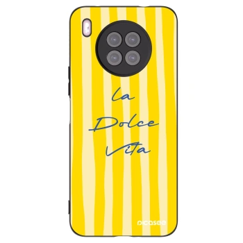 Picasee silikonowe czarne etui na Huawei Nova 8i - Ladolcevita