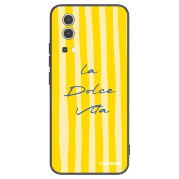 Picasee silikonowe czarne etui na Vivo Y72 5G - Ladolcevita