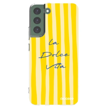 Picasee silikonowe przeźroczyste etui na Samsung Galaxy S22+ 5G - Ladolcevita