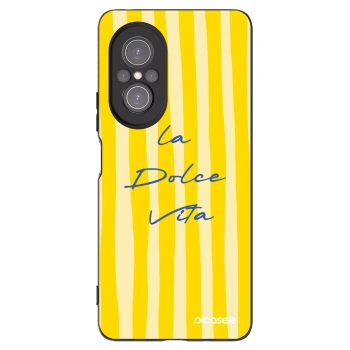 Picasee silikonowe czarne etui na Huawei Nova 9 SE - Ladolcevita
