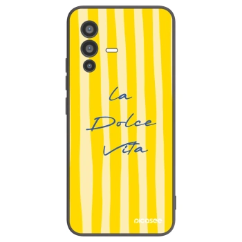 Picasee silikonowe czarne etui na Vivo V23 5G - Ladolcevita