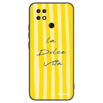 Picasee silikonowe czarne etui na Xiaomi Redmi 10C - Ladolcevita