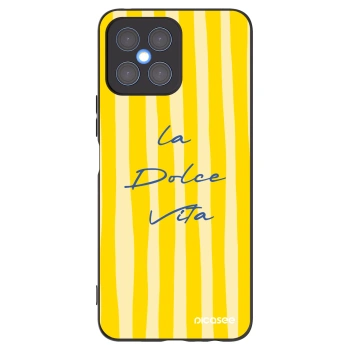 Picasee silikonowe czarne etui na Honor X8 4G - Ladolcevita