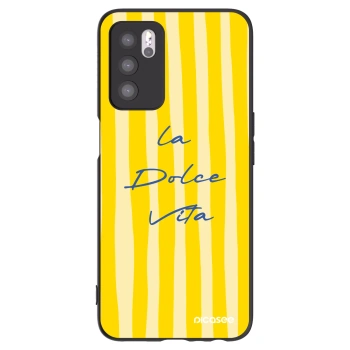 Picasee silikonowe czarne etui na OPPO A16s - Ladolcevita