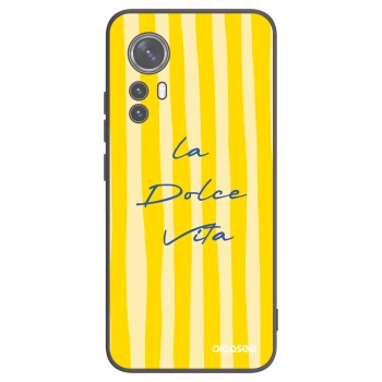 Picasee silikonowe czarne etui na Xiaomi 12X - Ladolcevita