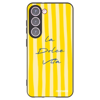 Picasee silikonowe czarne etui na Samsung Galaxy S23 5G - Ladolcevita