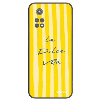 Picasee silikonowe czarne etui na Xiaomi Redmi Note 11S 5G - Ladolcevita
