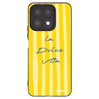 Picasee silikonowe czarne etui na Honor X8a - Ladolcevita