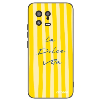 Picasee silikonowe czarne etui na Xiaomi 13 - Ladolcevita