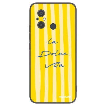 Picasee silikonowe czarne etui na Xiaomi Redmi 12C - Ladolcevita