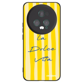Picasee silikonowe czarne etui na Honor Magic5 Pro - Ladolcevita